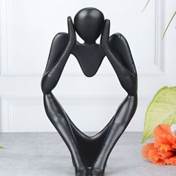 Maison Modern Black Figurine Showpiece-image-79