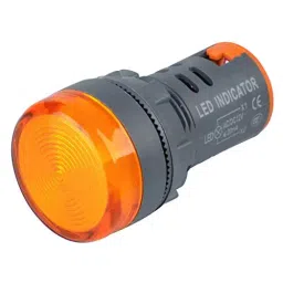 Kamkon 22 mm 60cd/m2 IP40 Yellow LED Panel Indicator (Pack of 2)-image-16