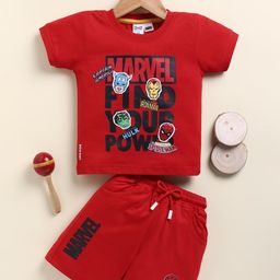 UNO KIDS Boys Red Pure Cotton Clothing Set-picture-40