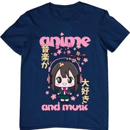 TeeSlix Unisex Navy Blue Tshirts-image-82