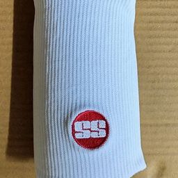 SS Premium Senior Cricket Wrist Band - White-24
