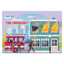 FunBlast Fire Safety Team Jigsaw Puzzle for Kids  Set of 1- 24 Pcs Puzzle-picture-4