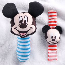 Babyhug Minne & Mickey Baby Rattle Pack of 2 - Blue & Red-13