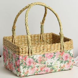 HABEREINDIA Seagrass Fruit Basket | Gift Hamper Basket | Serving Basket - Multi-image-15