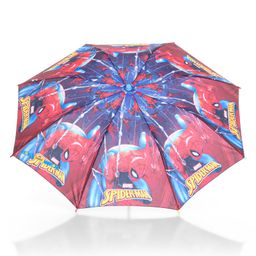 john's umbrellas John's Umbrella  Spiderman Print 2 Fold Straight Umbrella with  Whistle - Multicolor image 4