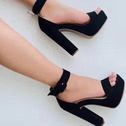 Baespice Open Toe Party Block Sandals-13