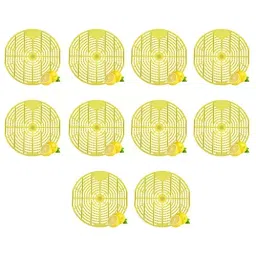 Zureni Urinal Pot Mat Anti-Splash Deodorizer Spatter Lemon Fragrance For Bathroom and Restroom, ZU-UPR-M2 (Pack of10)-image-58