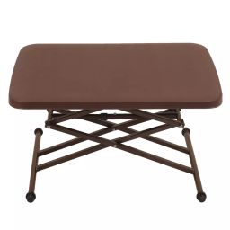 SUPREME Scissor Plastic Rectangle Adjustable Table Globus Brown-16
