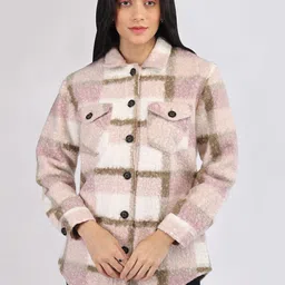 HONNETE Checked  Parka Coat-picture-32