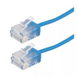 L-COM ENET CORD, CAT6, RJ45 PLUG-PLUG, 35FT, TRD634-BLU-35F-image-2