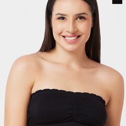 NOIRA Pack Of 2 Half Coverage Lightly Padded Cotton Bandeau Bra With All Day Comfort-picture-17