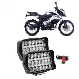 Cartronics 21 LED Fog Light With On/Off Switch for Bajaj Pulsar NS 210 Black(Set of 2 Pcs)-44