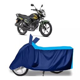 Auto Pearl Two Wheeler Cover for Yamaha Saluto - Cyan, Blue-image-99
