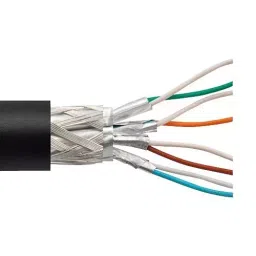 L-COM ENET CABLE, CAT7, RJ45 PLUG-PLUG, 2M, TRD795ZBLK-2M-10