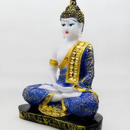 Aura Blue Buddha Idol Showpiece-image-62