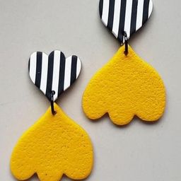 VMA PLAY FASHION Brass Plated Contemporary Drop Earrings-image-69