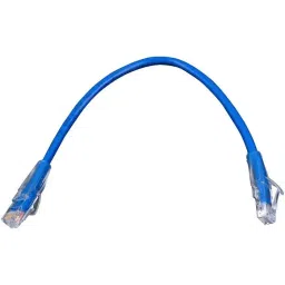 L-COM PATCH CORD, CAT5E, UTP, 1FT, BLUE, TRD815BL-1-28