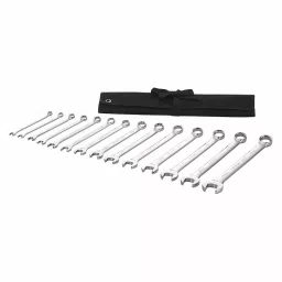 Westward Combination Wrench Set Steel Full Polish Offset, 54DF93-image-42