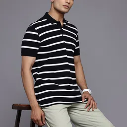 Allen Solly Striped Polo Collar T-shirt-image-28