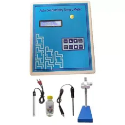 Lab Junction White and Blue Auto Digital Conductivity Meter LJ-601-40