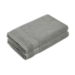 Layers Be Bold Grey 2 Pieces Pure Cotton 450 GSM Hand Towels-picture-14