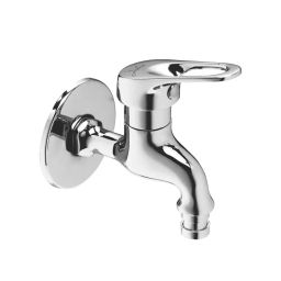 Jabra Washing Bib Cock Dezo Series Brass Chrome Finish Wall Mount Silver-image-49