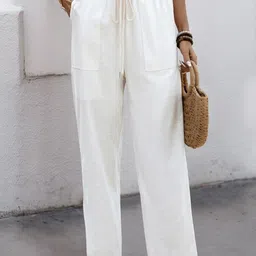 StyleCast Women Straight Fit Easy Wash Trousers-picture-19
