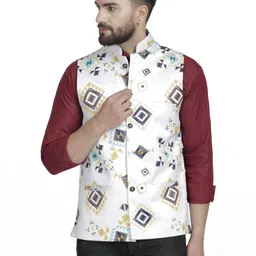 B BEN Sleeveless Printed Men Jacket ()-picture-44