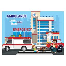 FunBlast Ambulance Theme Jigsaw Puzzle for Kids  Set of 1- 24 Pcs Puzzle-picture-6