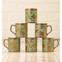 Femora Ceramic Gloden Tea Cup-16