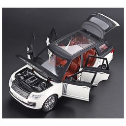 Magicwand Die-Cast Metal 1:24 Scale Lland Rrover Pull Back SUV with Openable Doors & Blinking Lights-16