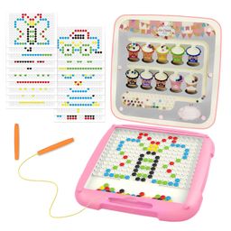FunBlast Double Sided Magnetic Suction Drawing Pad for Kids Pink-18