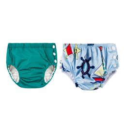 Chinmay Kids Reusable Swim Diaper Pants Pack of 2 - Multicolor-picture-1