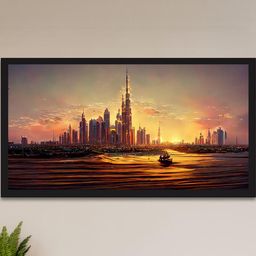 DEKORSTATION Multicoloured Canvas Painting-image-73