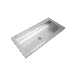 Jayna Hand Wash Trough 90 mm Matt Stainless Steel 800x295x150 mm Bowl Size, HWT 03-picture-8
