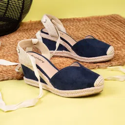 BRISKERS Women light weighted Textured Wedge Casual Sandal For Women-38
