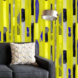 ArtzFolio Printed UV-Resistant Anti-Bacterial Watercolor Kaleidoscope LinesPeel & Stick Wallpaper-image-81