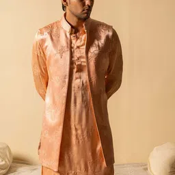 Ayush Jain Embroidered Nehru Jacket-25