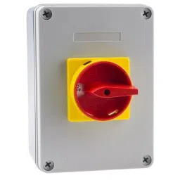 RS PRO Isolator Switch 3 Pole Panel Mount 40A Maximum Current 18.5 kW Power Rating IP65, 8609539-22