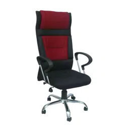 Veeshna Polypack Fabric Black & Red High Back Office Executive Chair CRH-1007-image-79