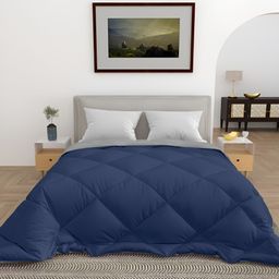 tundwal's Blue & Grey Geometric Heavy Winter Double Bed Comforter-image-98