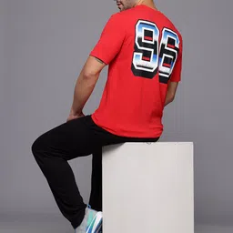 UNDER ARMOUR Typography Print Brand Logo Detail Loose Fit T-shirt-picture-39