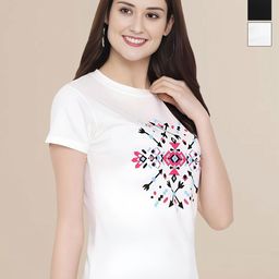 Mast & Harbour Pack Of 3 Abstract Printed Cotton T-shirts-14