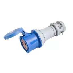 THERMOSPAN Industrial Standard Socket Plastic 63 A 3P+E IP67, Blue & Grey-picture-12