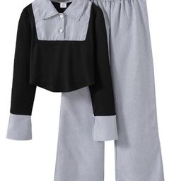 StyleCast x Revolte Girls Striped Top with Trousers-image-72