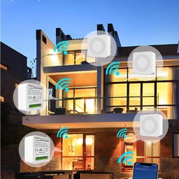 Protium WIFI Smart inline Switch Compatible with Alexa and google Assistant_White Color image 5