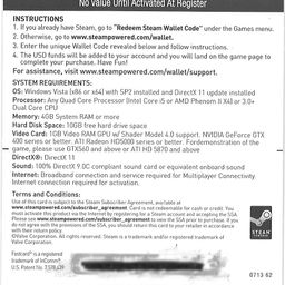 INR 500 Steam Wallet Code (Code Only - Smart Delivery) [video game] image 2