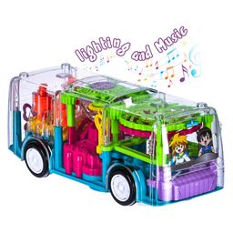 NEGOCIO Transparent Gear 3D Concept Bus Toys - Color May Vary-21