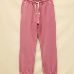LC Waikiki Organic Cotton Solid Joggers  - Pink-picture-28