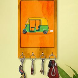 999Store Stylish Wood Wall Mount Decorative Key Holder - Taxi-image-63